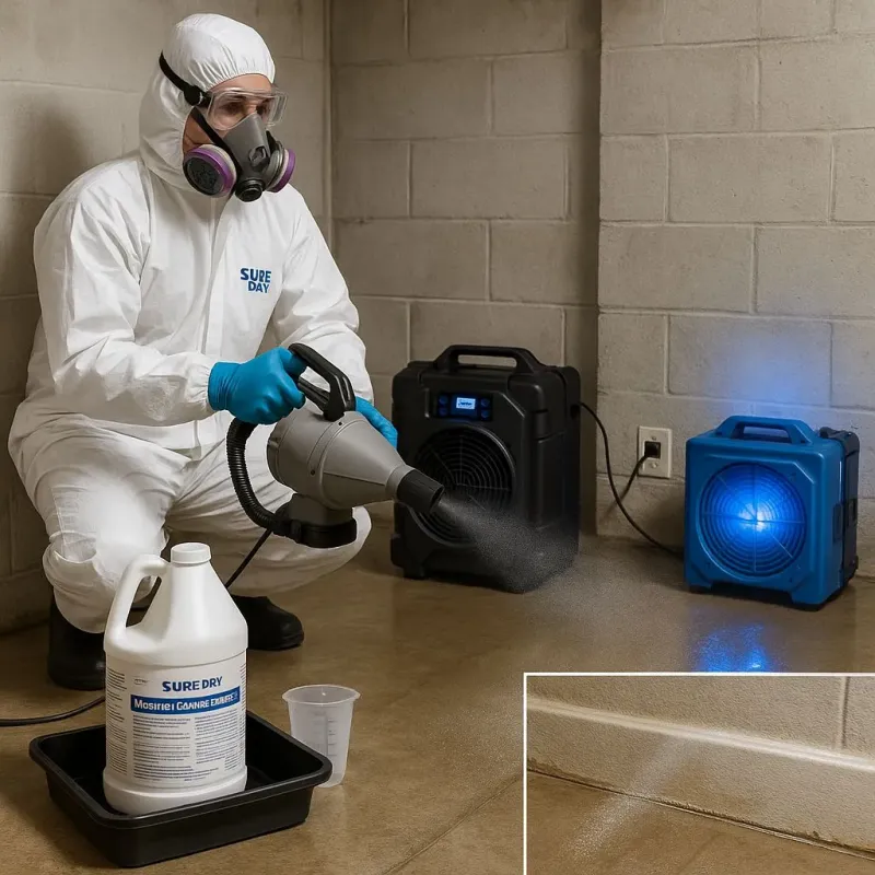 Sanitization and Odor Removal process in Verona, WI