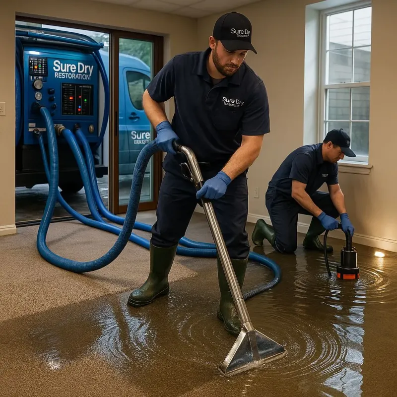 Water Extraction and Removal process in Verona, WI